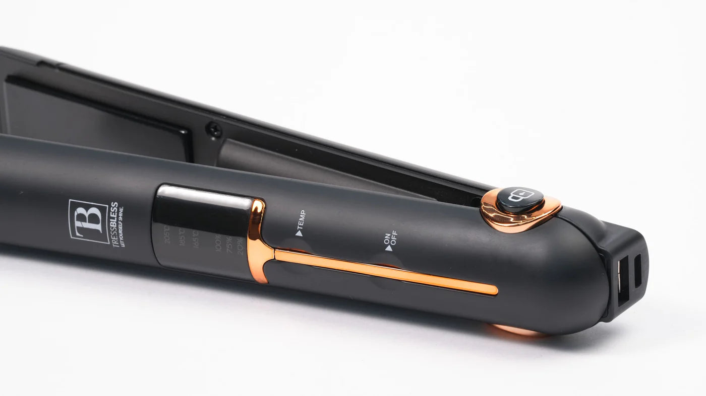 TressBless cordless hair straightener